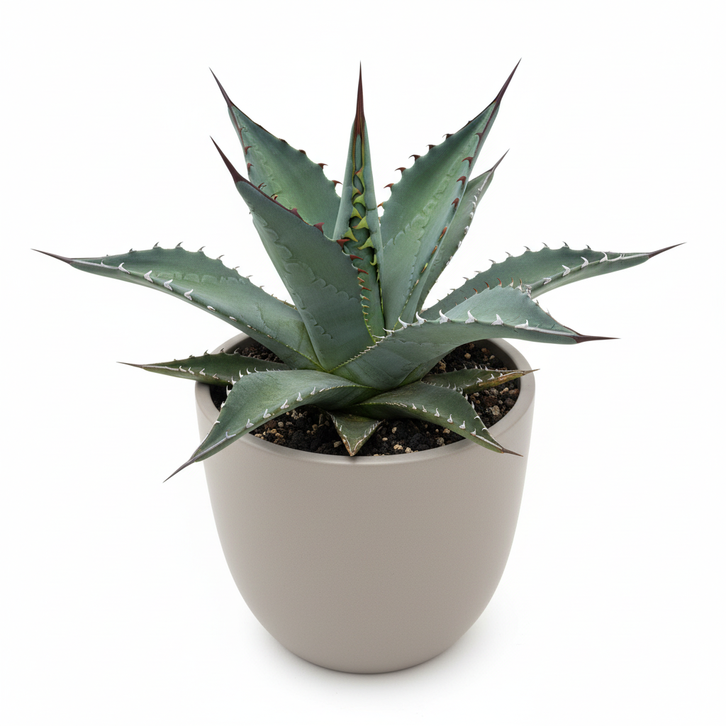 美しいロゼットを形成するアガベ・ジェントリー